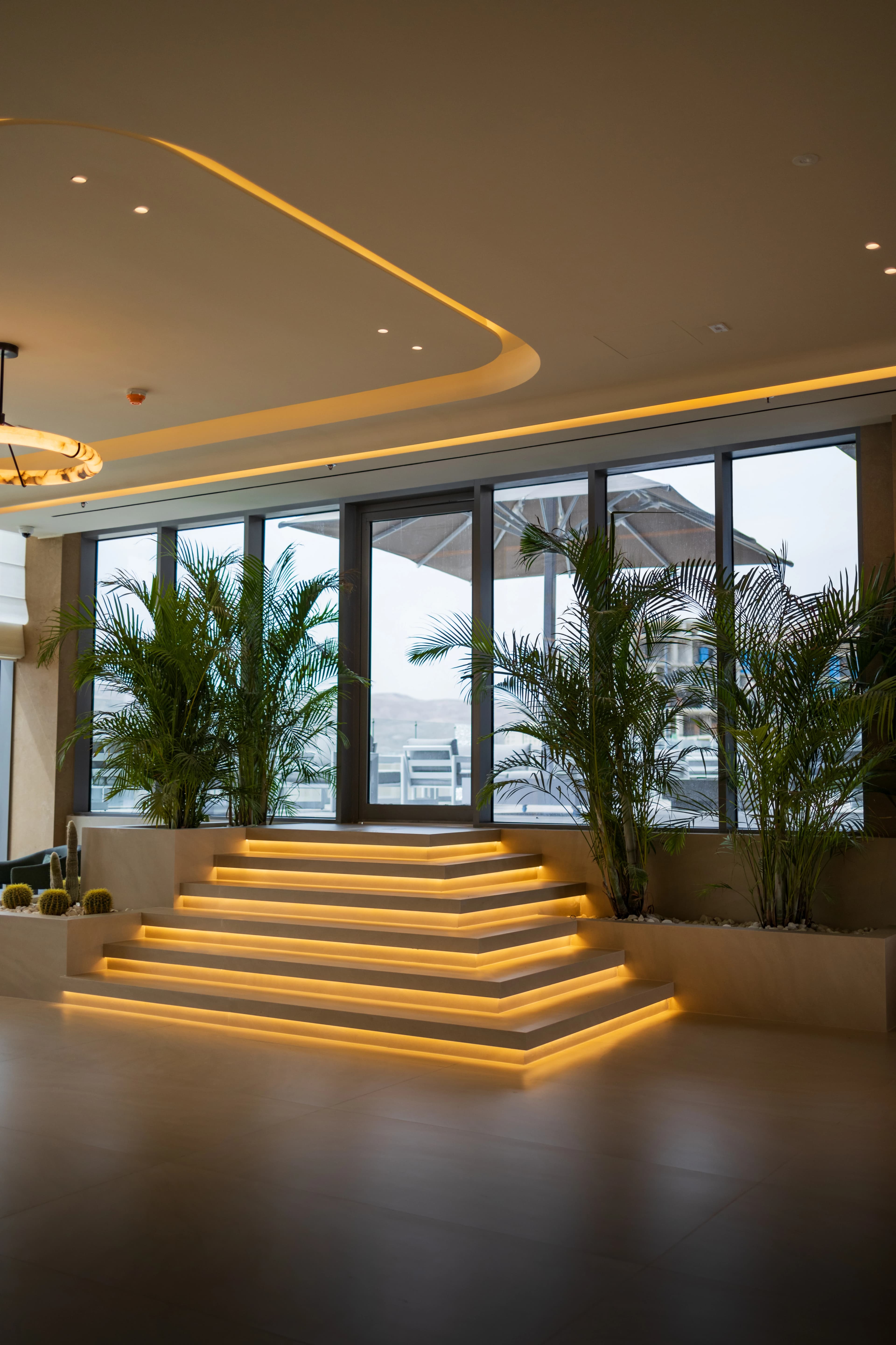 Lobby staircase