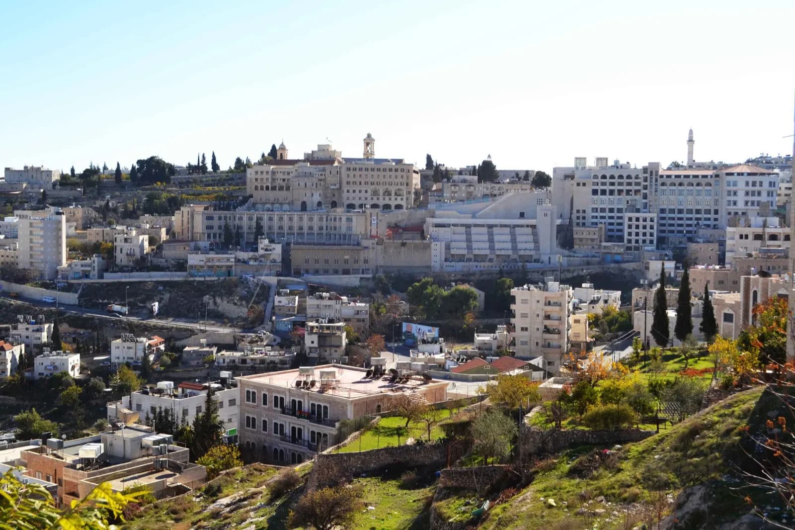 Bethlehem seen from the hillside